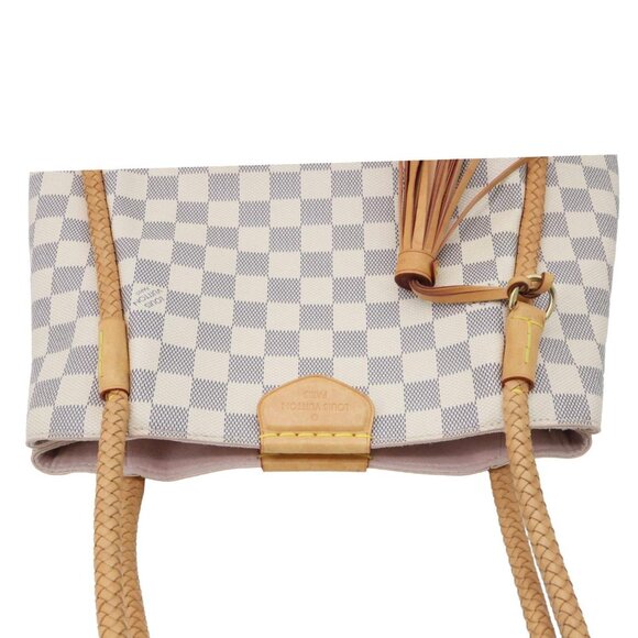 Louis Vuitton Propriano Damier Azur Tote Bag Rose Ballerine - Picture 4 of 12